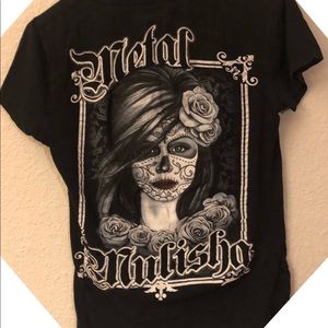 Women’s V-Neck Metal Mulisha Shirt